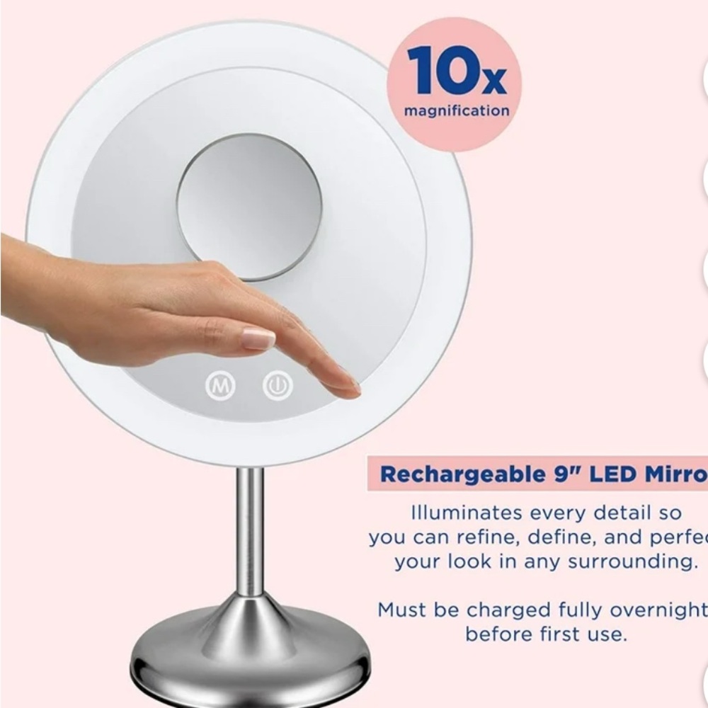 ✨Hurry Sale Price Special✨
NWOT White LED Makeup Mirror w/original box - Picture 4 of 5